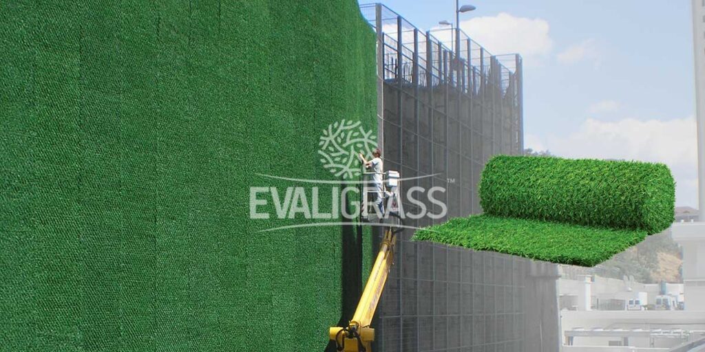 Grass wall panel
